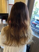 ヘアメイク リヴ(Hair Make Liv)&nbsp;ミルクティーグラデーション【ベージュ】