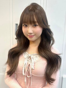 アリュウル 表参道(ALLURE) 韓国レイヤーカット×明るめミルクベージュ◯KAKO