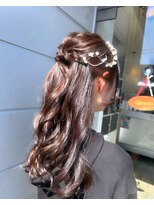 うみと太陽&nbsp;ハーフアップアレンジ