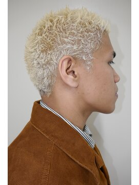 メリケンバーバーショップ トーキョー(MERICAN BARBERSHOP TYO) メンズカットアップバングスパイキーショート（ヌマタユウト）56