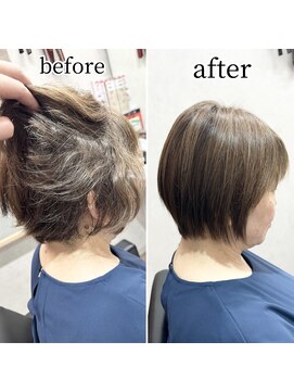 シュガー バイ エクラート 立川南口店(SUGAR by ECLART) 【立川】ショート×縮毛矯正【髪質改善】美髪矯正/艶髪/脱白髪染