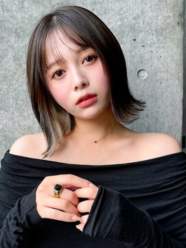 エインアンリー 表参道(AIN.ANLY.) インナーカラーが可愛い外ハネボブ★