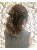 【Moana Lua】#ヘアセット#パーティーヘア#結婚式ヘア#二次会