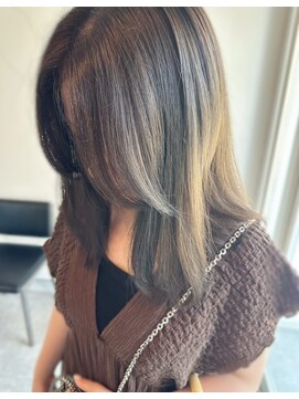 プリームヘアーホワイト(Pleame hair WHITE) オリーブグレージュ