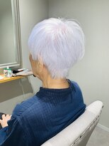 ぷう&nbsp;40代50代60代◎脱白髪染め ショートボブ