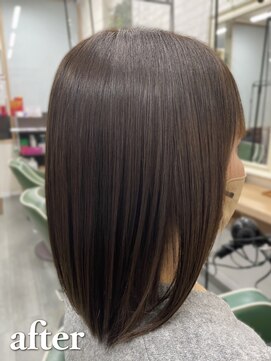 アイスタイルプレミアム フジ三篠店(I STYLE premium) 高濃度水素ケアカラー＋オーダーメイド髪質改善トリートメント