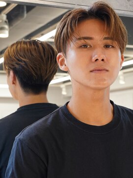 アンサー 渋谷(ANSWER) メンズバレイヤージュハイライトセンターパート