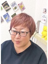 黄ぐまくん美容室 ショート レイヤー