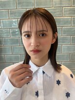 ロンド ボーイ 表参道(Lond BOY)&nbsp;暗めカラー/レイヤーカット/マロンベージュ/くすみベージュ/原宿