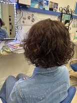 アクアリッシュ ヘアー(Aqualish Hair)&nbsp;ショートボブスパイラルパーマ