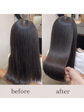 ソア 武蔵小杉(SOAR) 前髪アンブレラカラーでピンクベージュにイメチェン