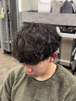 ノイセルヘアー(Noisyle Men's hair) リバースセンターパート/ニュアンスウルフ/ダウン バング/大阪◎