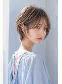 30代40代50代絶壁解消ひし形小顔前下がりレイヤーボブ【越谷】