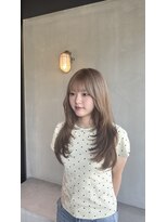 ロロネー(Lolonois)&nbsp;ミルクティーベージュ×レイヤーカット