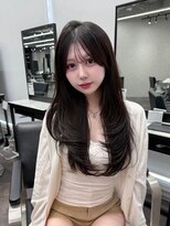 ドットニュー 横浜店(dot.nyu) 【艶カラー×顔周りカット】韓国/韓国ヘア/横浜/横浜駅/学割
