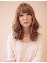 諦めないでロングの巻き髪