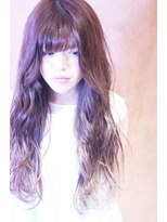 ユニーク(UniQ)&nbsp;【UniQ 中平】セミウェット×シースルーベージュでピュアロング