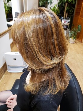 ヘアーサロン ホープ(HOPE) ミディアムウルフ☆