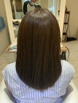 ロワゾ ヘア デザイン(L'OiSEAU HAIR DESIGN) ツヤカラーのラベンダーベージュ