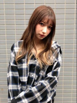 セシル ヘアー(Cecil hair) 無造作×ラフ×ロングインナーカラー