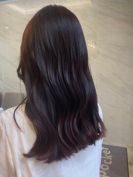 ポケット(pocket) 【pink hair**】ナチュラル グラデーション×プツっとカット