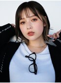 透明感カラー×イヤリングカラー