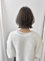 ネオリーブ チロル 横浜西口店(Neolive CiroL.)&nbsp;外はねボブ　ボブルフ　アッシュベージュ くびれヘア