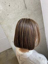 ヘアーワークショップ ジィージ 松戸店(Hair workshop Jieji) 白髪ぼかしハイライトで柔らかなお色へ