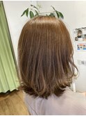 ふんわりミディアムヘアー