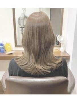 アルバ ヘアリゾート(ALBA) 【ALBA】色落ちを生かしたブリーチなし ミルクティー　☆★