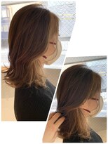 アイディール(:ideal)&nbsp;グレージュ×シナモンベージュでフェイスフレーミング☆