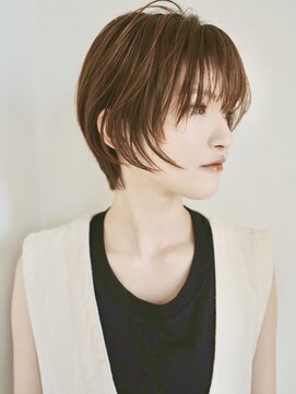 ダブルバイグリッター(W by GRITTERs) 前下がりショートボブ/丸みショート 20代30代40代 前髪