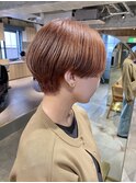 【ハンサムショート×オレンジベージュ】
