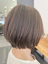 ビューエヒメ(VIEW EHIME)&nbsp;大人ラフウェーブ20代30代40代ボブブラウンスウィングショート