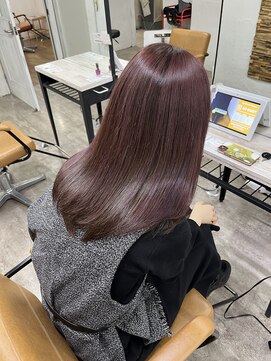 プライズ アイリス 池袋東口店(prize Iris) アンベレラカラー・ピンクラベンダー/サラ艶ロング/池袋