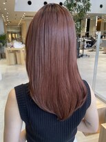 ミンクス渋谷スマートサロン(MINX shibuya smart salon)&nbsp;切りっぱなしボブ エアリーロング 美髪 ピンクブラウン