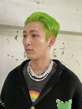 アンリ(Henri) [オカダケント]メンズライトグリーンカラー