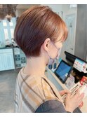 ハンサムショート/ショートヘア/ひし形シルエット/大人ガーリー