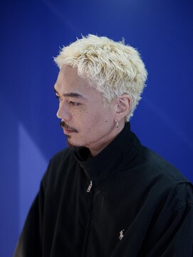 ボブ 金沢(BOB) 10代20代メンズカットイージーパーマメンズパーマブロンド