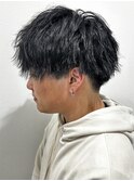 メンズマッシュパーマツイストパーマスパイラルパーマ刈り上げ