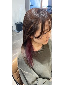 スーリール 姪浜店(Sourire) つやベージュ×インナーピンク☆