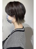 ウルフ/ショートヘア/インナーカラー/大人カジュアル