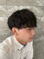 ニアウ 伊勢崎連取店(Niau)&nbsp;メンズマッシュシャドウパーマメンズパーマ