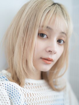 ネオリーブ ジューク 日吉店(Neolive JuQ) 日吉/綱島 ホワイトグレージュミニウルフデジタルパーマ