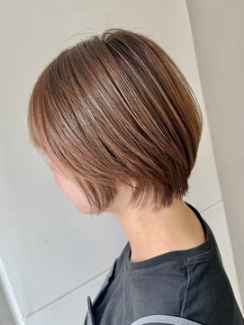 エンクス 天王町店(enx) ホワイトグレージュデジタルパーマミニウルフ天王町NT65