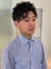 【メンズパーマ】カット＋スパイラル/ツイストパーマ＋2step TR 16500円