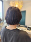くせ毛×ミニボブ