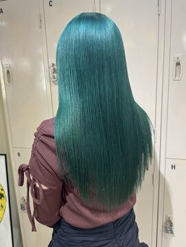 デート 下北沢(DATE) 下北沢デザインカラーチェリーブラウン派手髪ハイトーンカラー◆