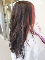 トゥルートラスト アン 下石田店(True Trust un)&nbsp;ワインレッドイヤリングカラーラベンダーピンクハイレイヤー