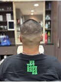 バチバチ坊主フェード